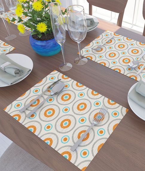 Комплект сервировочных салфеток, 4 шт