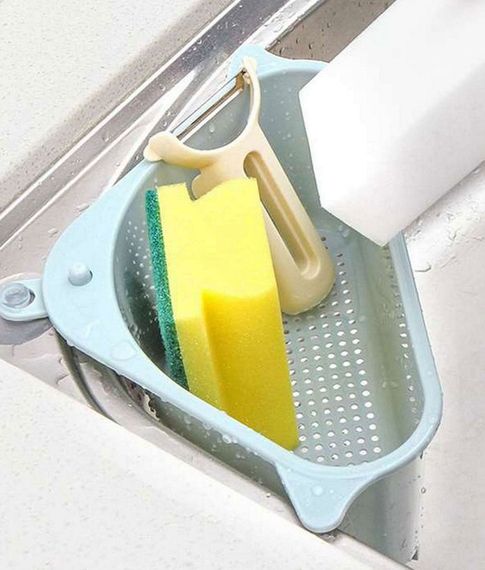 Органайзер-дуршлаг для раковины на присоске No brand