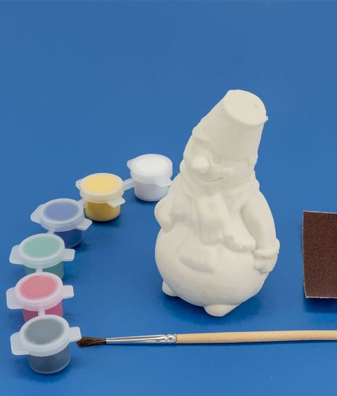 Набор для творчества 3D Art Игрушка-раскраска Забавный снеговик Lori