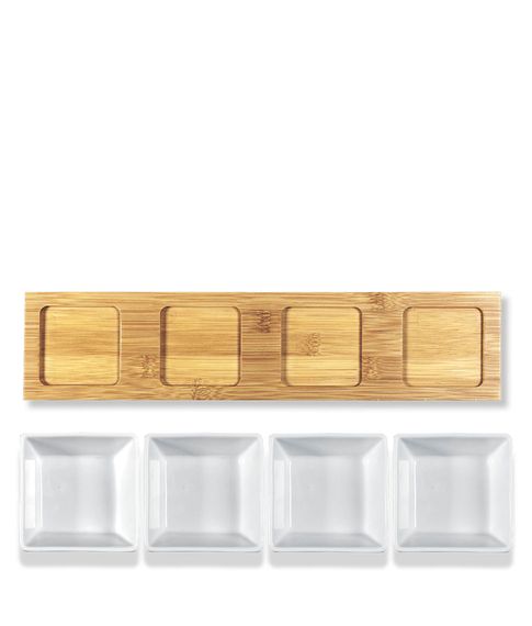 Комплект сервировочных мисок Lamart BAMBOO | 4 шт.