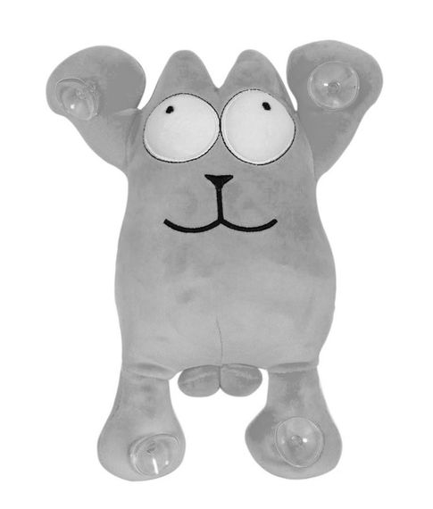 Купить Мягкая игрушка в машину (на окно) Кот Саймон, 30 см