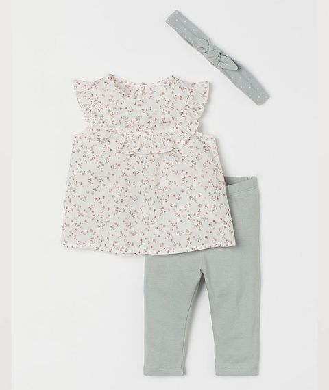 Купить Хлопковый комплект для девочки H&M