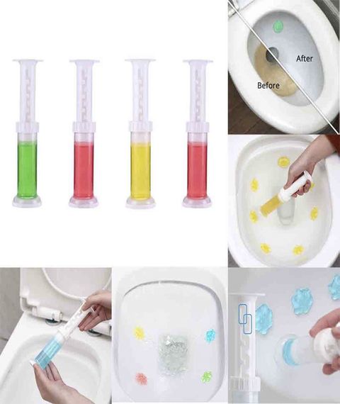 Дезодорирующий очиститель-цветок для унитаза (Лимон)