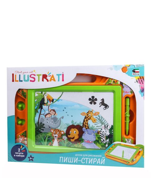 Магнитная доска пиши-стирай Attivio