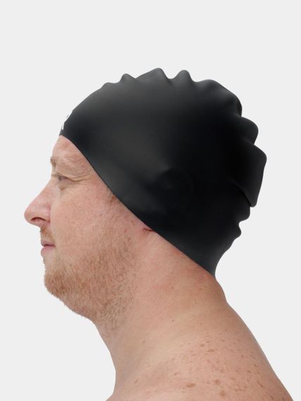 Шапочка для плавания Wrinkle-Free Silicone Adult Swim Cap