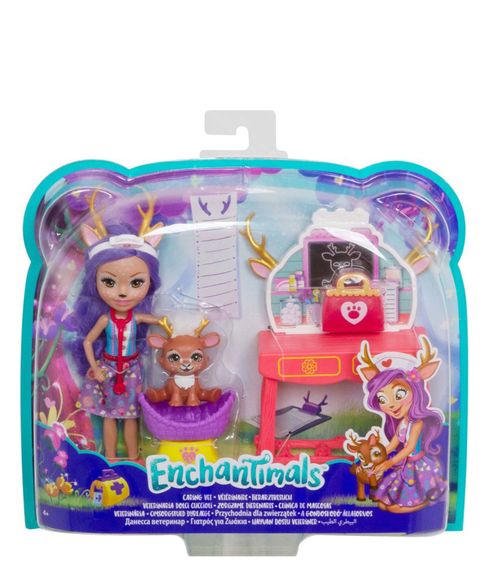 Кукла Данесса Дир и Спринт c тематическим набором Enchantimals