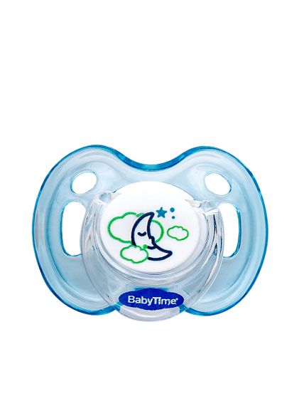 Купить Силиконовая пустышка BabyTime No.3 18+ мес