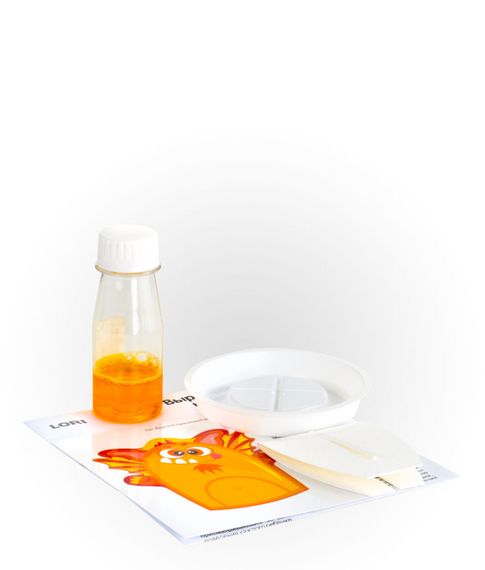 Выращивание кристаллов "Монстрики" - Оранжевый монстрик LORI