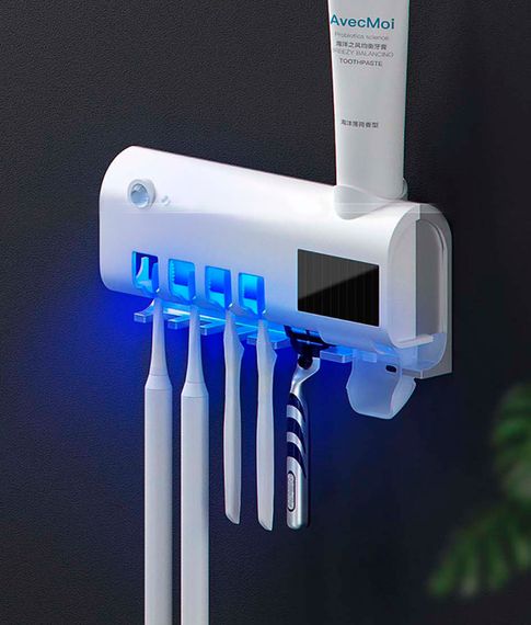 Диспенсер-стерилизатор для зубных щеток и пасты