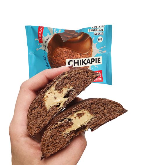 Печенье глазированное с шоколадной начинкой CHIKALAB 60гр.