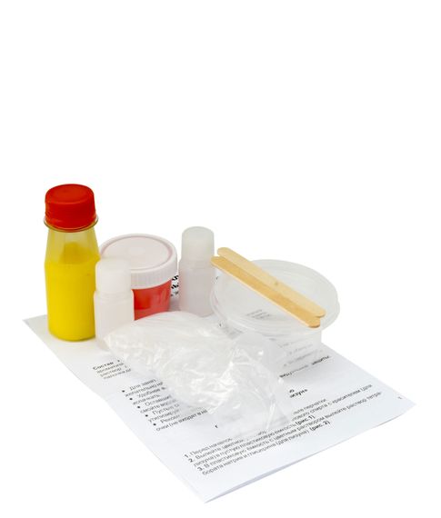 Химические опыты 2 в 1 "Волшебный лизун и жвачка для рук"