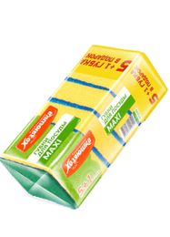 Купить Губка для посуды "ХОЗЯЮШКА Мила" MAXI 5+1 губка в ПОДАРОК
