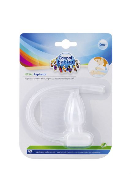 Купить Аспиратор для носа CANPOL Babies, 0m+ (56/007)