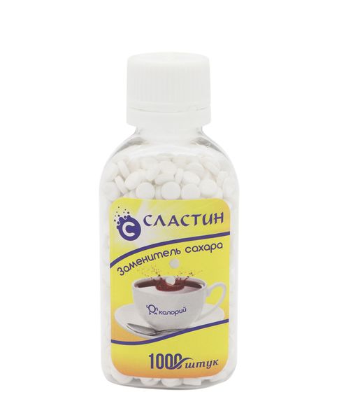 Купить Заменитель сахара в растворимых таблетках, (1000 шт) 50 гр Slastin Product