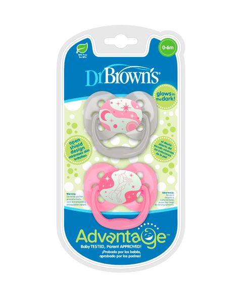 Пустышки Dr. Brown's Advantage (0-6m), 2 шт