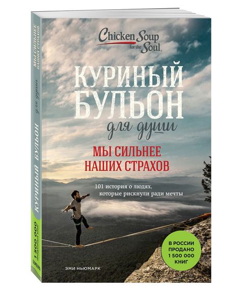 Купить Куриный бульон для души. Мы сильнее наших страхов. 101 история о людях, которые рискнули ради мечты - Эми Ньюмарк
