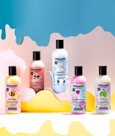 Натуральный увлажняющий био кондиционер для волос Vegan Milk Organic Kitchen, 270 мл