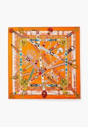 Платок CAVO шелковый шейный большой xarid qilish