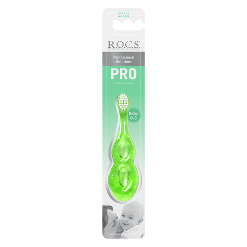 Купить Зубная щетка "R.O.C.S.PRO Baby для детей от 0 до 3 лет"