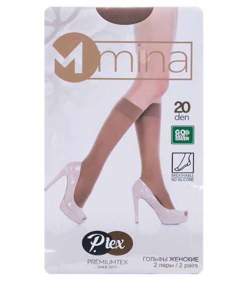 Гольфы "MINA" 20 den, 2 пары xarid qilish
