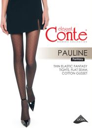 Купить CONTE PAULINE Колготки с геометрическим рисунком «точки»