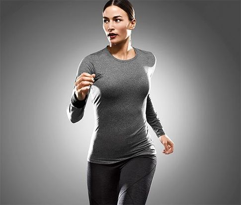 Купить Футболка функциональная с длинным рукавом Reebok