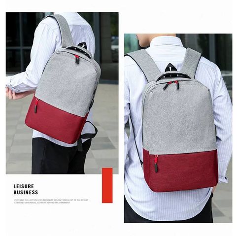 Бизнес рюкзак с USB + 2 сумки(сумка-почтальона и кошелёк)