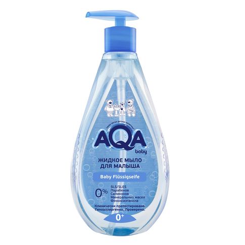 Купить Жидкое мыло для малыша AQA Baby, 400 мл