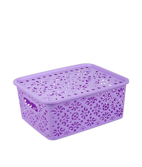 Корзина для хранения с крышкой No brand