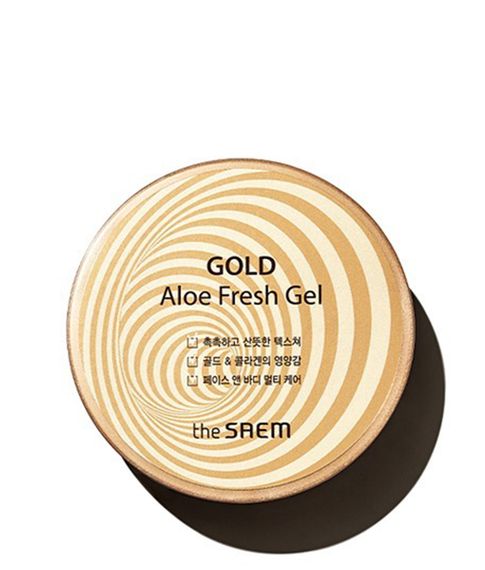 Купить THE SAEM Gold Освежающий гель с алоэ