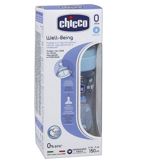 Купить Бутылочка для кормлени Well-Being 0 м+, 150 мл Chicco