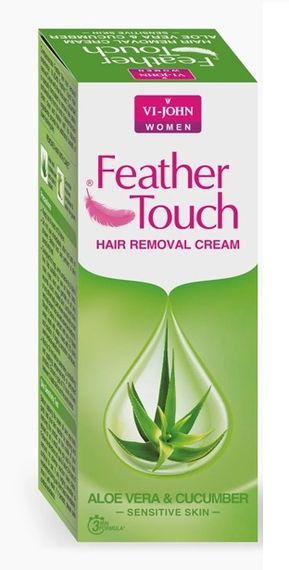 Купить Крем для удаления волос Vi-John Feather touch Aloe Vera&Cucumber, 40 г