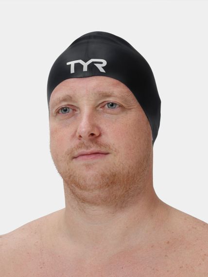 Купить Шапочка для плавания Wrinkle-Free Silicone Adult Swim Cap