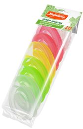 Купить Набор крышек "ХОЗЯЮШКА Мила" полиэтиленовых для банок, 10 шт.