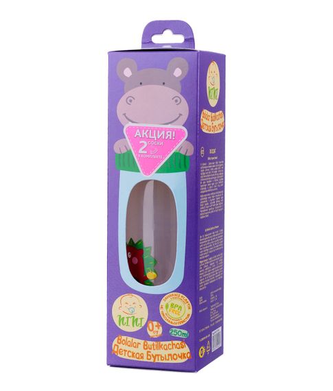 Бутылочка для кормления NiNi, 250 мл