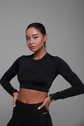 Купить Лонгслив короткий Simple Black Mansen