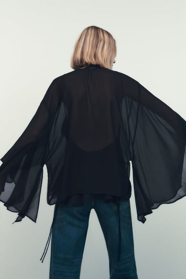 Комплект топ с накидкой ZARA