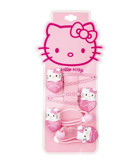 Купить Комплект заколок Hello Kitty