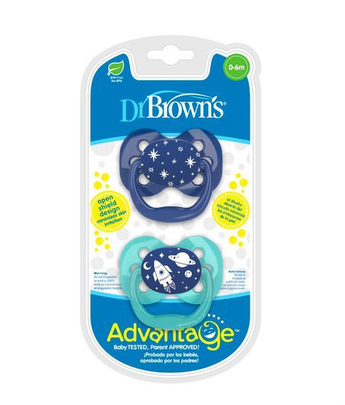 Пустышки Dr. Brown's Advantage (0-6m), 2 шт