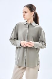 Женская рубашка длинный рукав xarid qilish