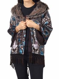 Пончо с мехом Boston Proper xarid qilish