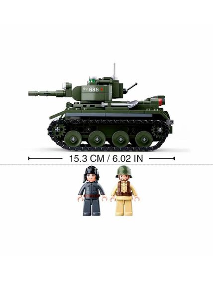 Конструктор SLUBAN, 347 деталей