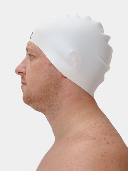 Шапочка для плавания Wrinkle-Free Silicone Adult Swim Cap