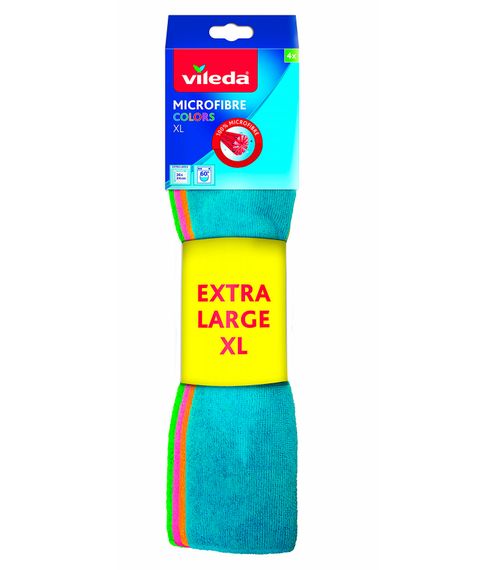 Купить Универсальные салфетки Vileda Colors XL, 4 шт