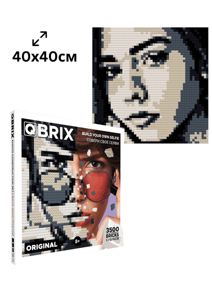 Фото-конструктор Qbrix Original, картина по фотографии из кубиков конструктора xarid qilish