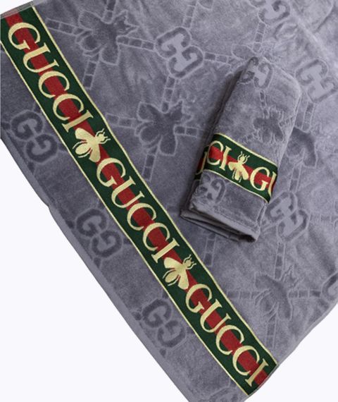 Комплект из 2-х велюрово-хлопковых полотенец