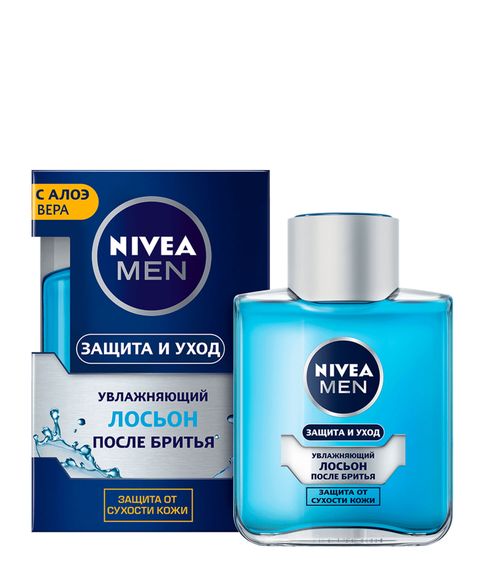 Увлажняющий лосьон после бритья Nivea "Защита и уход", 100 мл xarid qilish