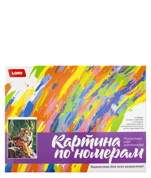 Купить Картина раскраска по номерам Lori
