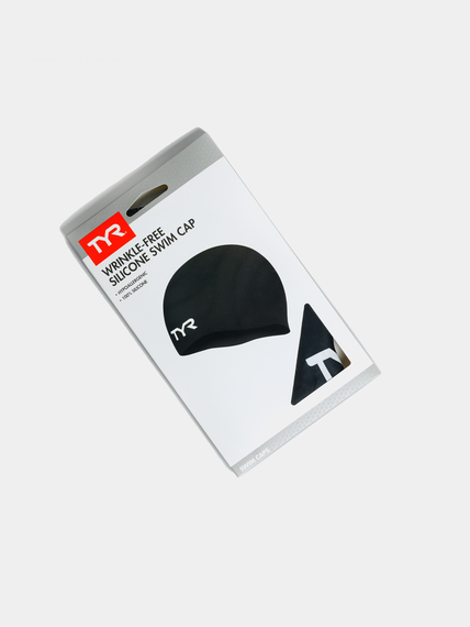 Шапочка для плавания Wrinkle-Free Silicone Adult Swim Cap