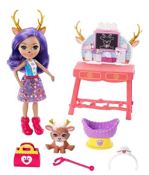 Кукла Данесса Дир и Спринт c тематическим набором Enchantimals
